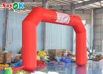 Inflatable Rainbow Arch Custom Inflatable Arch 8x1x4.5mH Red Outdoor Advertising