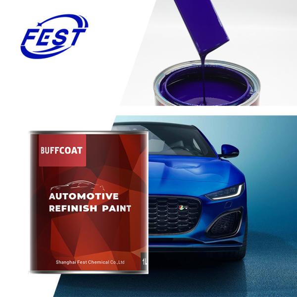 Wholesale 1K Solid Colors Paint Car Refinish Paint Blue Car Paint Metallic Car