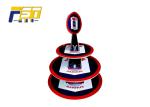 Pantone Colors Cardboard Cake Display , Lightweight Cardboard Three Tier Cake