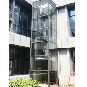 Wholesale Outdoor Electric Residential Customized Passenger Home Elevator Lift With Automatic Center Door Opening from china suppliers