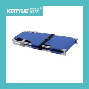 Wholesale Aluminum Alloy Material Blue Hospital Folding Stretcher hospital dedicated from china suppliers