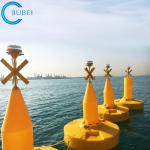 Yellow Marker Buoys In Water Marine Navigation Beacon Buoy Marine Navigation