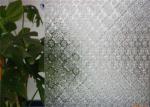 Clear Decorative Patterned Glass 3mm 4mm 5mm 6mm Thickness Flora Embossed Glass