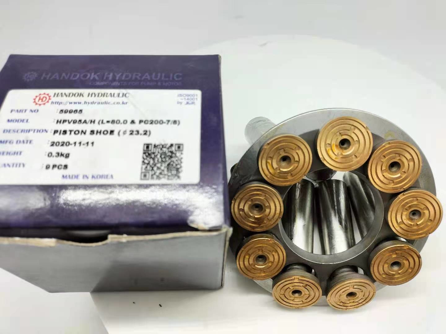 HPV95H Hydraulic Excavator Pump Parts Piston Shoe PC200-6 PC200-7 PC200-8