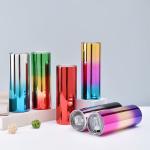 600ml Red Metallic Drink Ware Custom 20 Oz Stainless Steel Tumbler Skinny