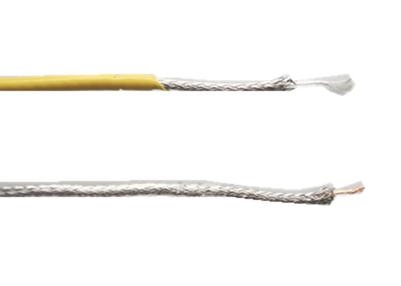 Customized PFA Insulated Heating Cable With Inner Shielding / Copper Nickel Wire
