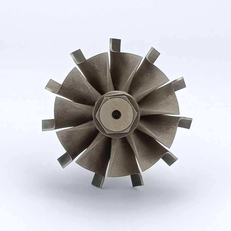 MS-TECH Turbo T2 Turbine Wheel Shaft 435257-0001 435257-0002 435257-0004 Ind 53mm Exd 41.73mm Blades11