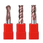 High Quality HRC55 Carbide Ball Nose End Mill 2 Flute Carbide Cutter End Mill