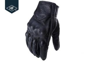 Wholesale Black Leather Aftermarket Motorcycle Accessories Full Finger Motorcycle Golves from china suppliers