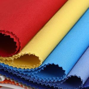 Wholesale 100% Cotton Flame-Retardant Fabric Fireproof Cloth 16*12 Twill Fabric Customization from china suppliers