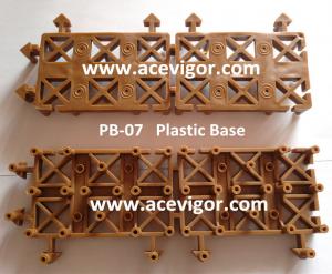 Wholesale PB-07 Cheap wood composite deck tile interlocking plastic floor tile from china suppliers