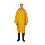 Outdoor Activity PVC/Polyester Rain Gear Hood Safety Rain Coat Workwear with