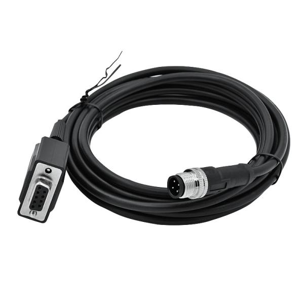 3 - 17 Pin M12 To DSUB Waterproof Cable Connector PVC PUR Custom Length For