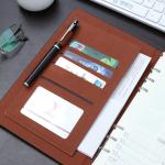 2022 Monthly Planner Hardcover Customized Leather Notebook Gift Set Executive