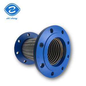 Wholesale 1 2 Inch Stainless Steel Braided Hose Garden Flanged PTFE Lined Pump Valve Pipe Connection from china suppliers