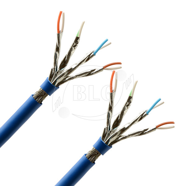 S / FTP 8 Cores Cat 7 Lan Cable With Skin - Foam - Skin Insulation Anti EMI