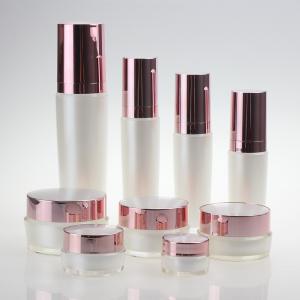 Wholesale 5g 10g 15g Acrylic Plastic Cosmetic Jars Screw Cap Empty Face Cream Jar from china suppliers