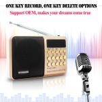U disk digital radio player speaker