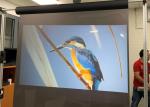 Self Adhesive Rear Projection Window Film / Transparent Holographic Film Outdoor