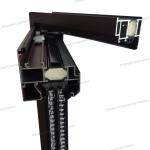 Custom Aluminum Alloy Double Glazing Thermal Break Sliding Doors Profile High