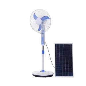 Wholesale 16 Inch Battery Powered Outdoor Fan With Remote Brushless DC Motor Solar Floor Fan Panels from china suppliers