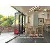 Buy cheap Waterproof veranda double glazing aluminum bi folding door,Outdoor Dividers from wholesalers