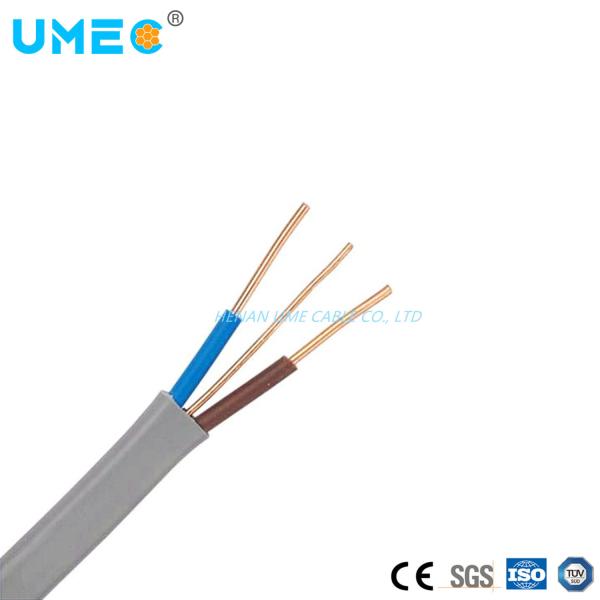 BVVB Blvvb 2.5mm2 Flat Twin and Earth Copper Conductor TPS Cable for Solid