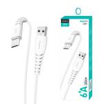 50W 6A Fast Charging Data Cable USB Type C Quick Charge Cable QC3.0 For Cell