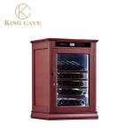 Sleek Touch Control Humidor Fridge Luxury Wood Electric Cigar Cooler