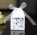 Luxury Card Wedding Gift Box With Ribbon for Favor Sweet Lollipop Candy Party