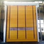 PVC Stacking Garage Doors Fast Rolling Shutter Industrial Folding Door