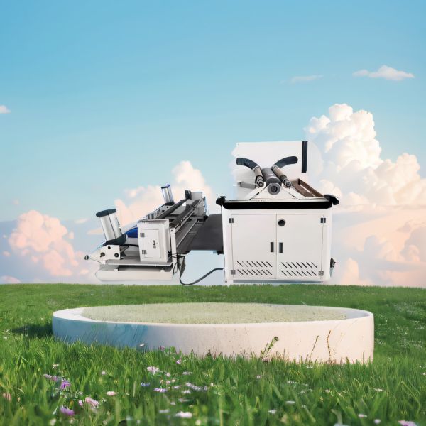 AUTOMATIC SURFACE ROLL SLITTING MACHINE SLIP SHAFT CCD WEB GUIDE(PRINTED MATERIAL) SHAFT-LESS UNWINDING 400M/MIN SERVO