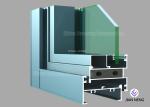 6063 Series Aluminium Sliding Door Profiles , Mill Finish Aluminium Glass