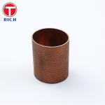 External Thread Brass Copper Tube For Air Conditioning Refrigeration Heat