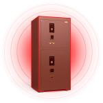 Solid Steel Fingerprint Commercial Safe Box Bank Grade Biometric H1280mm