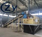 Water Cassava Peeling Vegetable Washing Machine 18.5kw Rotary Drum Type