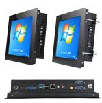 High Bright 12V 24V 15 Inch TFT LCD Industrial Metal Casing PLC HMI Resistive