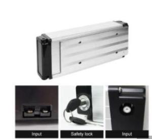 Wholesale 48V 250W 500W Electric Bike Battery In Frame Silver Rear Rack Rechargeable from china suppliers