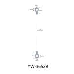 Assembly Stainless Steel Wire Rope Slings With Double Eyelet At The Ends YW86525