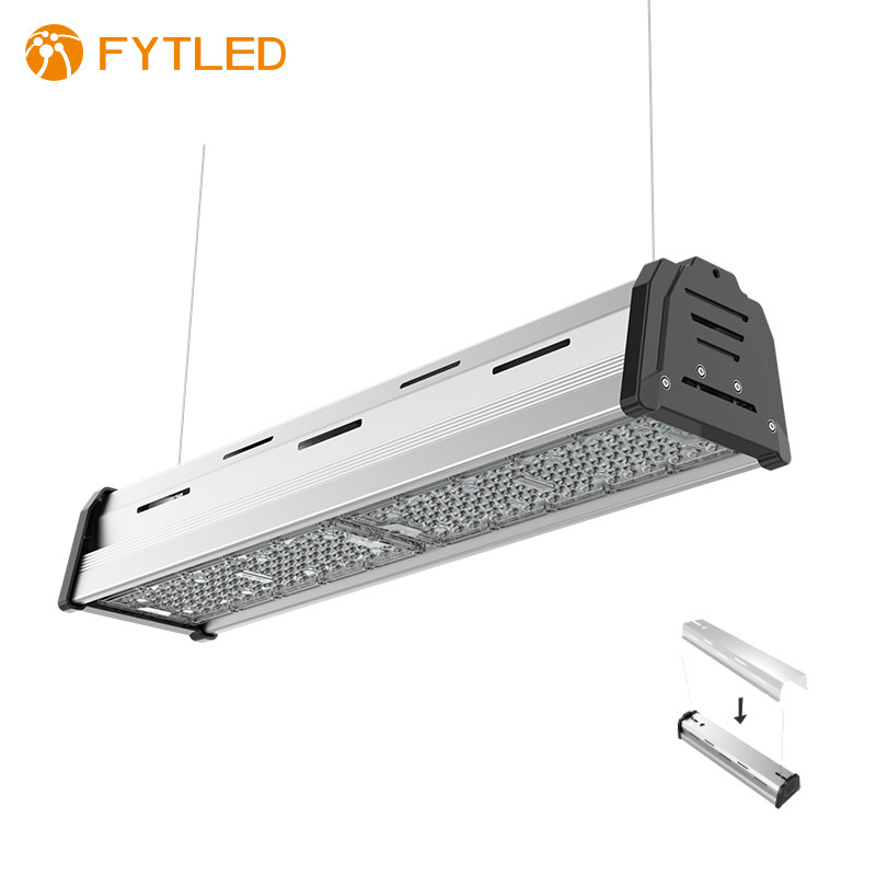 Indoor 120W 17400LM Dimmable LED High Bay Lights , 2 Ft Linear High Bay