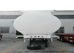 SS 24000L Fuel Tanker Semi Trailer , 2 Axle Fuel Transfer Trailer 24Kl - 27K