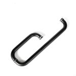 Polishing Glass Shower Door Handles , Bathroom Glass Door Handle ISO9001 OEM