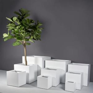 Wholesale Fiberglass Plant Pot With Variety Of Sizes Fiberglass Flower Planters Matte Finished Customized from china suppliers