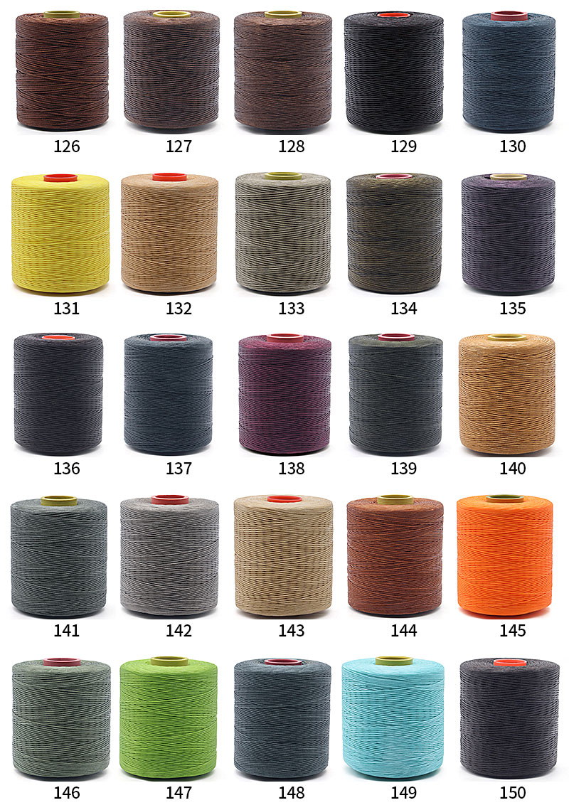 High Tenacity Waxed Thread 0.8mm for Leather Crafting 400G Weight Strong and Durable