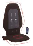Whole Back Up And Down Massage Seat Cushion ABS And PU Leather Material