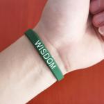1-5mm Width Silicone Wrist Bands for Customized Business Events and Sports