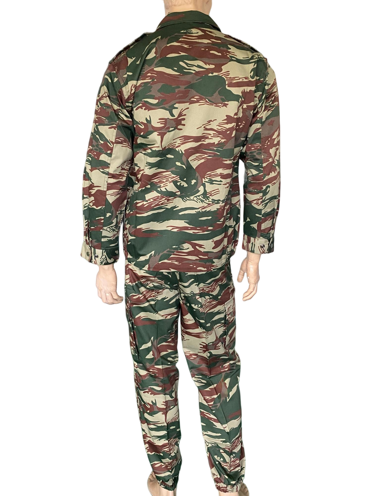 Tactical Tiger Stripe Camo Uniform Set for Outdoor Missions Anti Tearing Camouflage Ripstop WR Fabric Uniform Garments