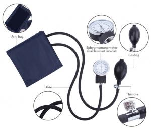 Wholesale MS16 Manual blood pressure Sphygmomanometer with Stethoscope Home Arm Stethoscope Medical Sphygmomanometer from china suppliers