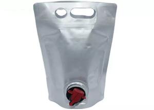 Wholesale Aluminum Foil Stand Up Pouch With Spout 1l 2l 3l 5l Olive Oil Coffee Wine Beverage from china suppliers