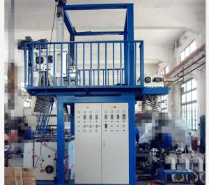 Wholesale Plastic Extrusion PVC Film Blowing Machine , 600 - 1000mm Width PVC Shrink Film Machine from china suppliers